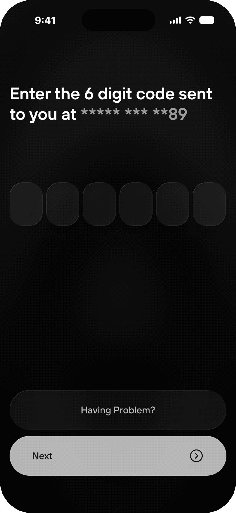 Animated restricted driver information protected by a six-digit code
